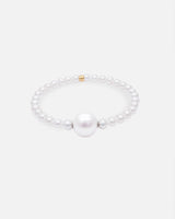Liliflo - Modularer Schmuck Swiss made - Zuchtperlenarmband recyceltes Gelbgold 18 Karat - Zierverschluss Zuchtperle Cumingii