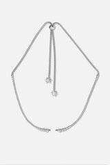 Collier interchangeable Swiss made - Collection Edelweiss Melanie Oesch - Collier couleur acier naturel