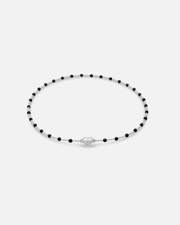 Collier Traviata Onyx - Lien Coeur