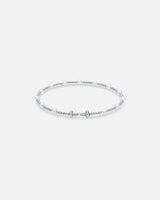 Liliflo - Bijoux modulable Swiss made - Bracelet femme couleur acier en perle Cumingii