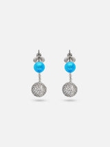 Karine Ohrringe - Murano Aqua