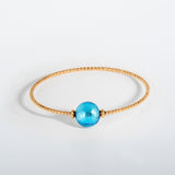 Armband Milonga - Murano Aqua