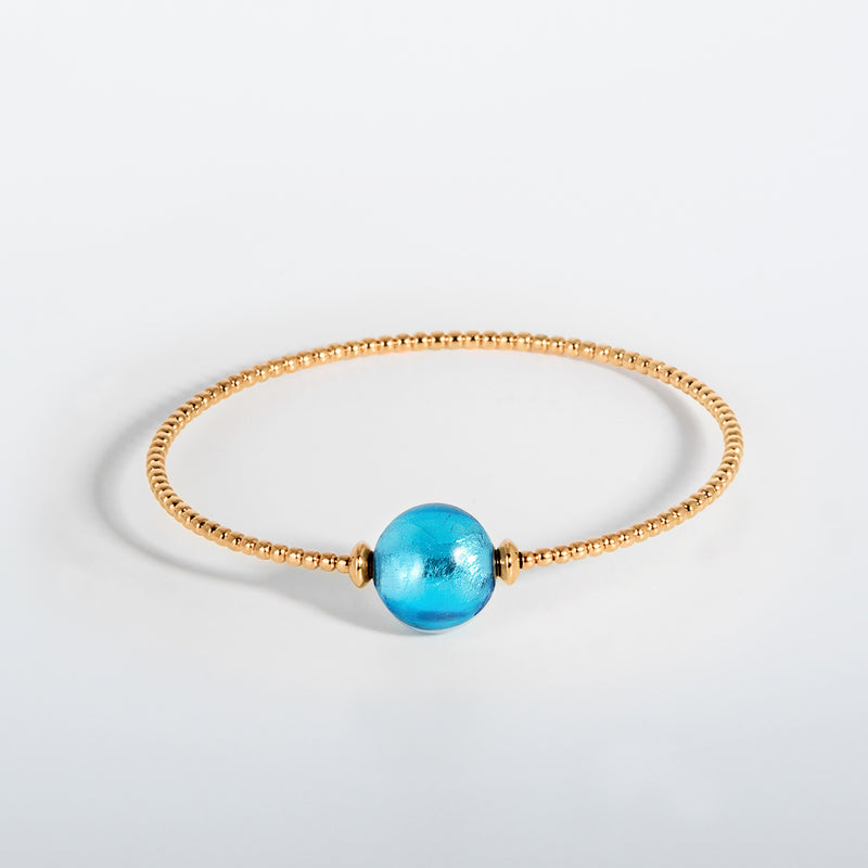 Armband Milonga - Murano Aqua