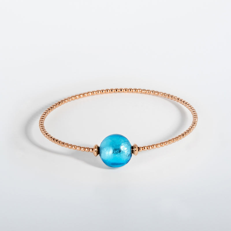 Armband Milonga - Murano Aqua