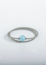 Armband Tango - Aquamarin