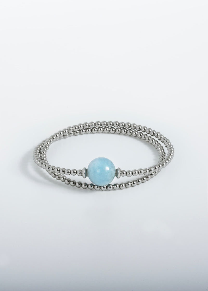Armband Tango - Aquamarin