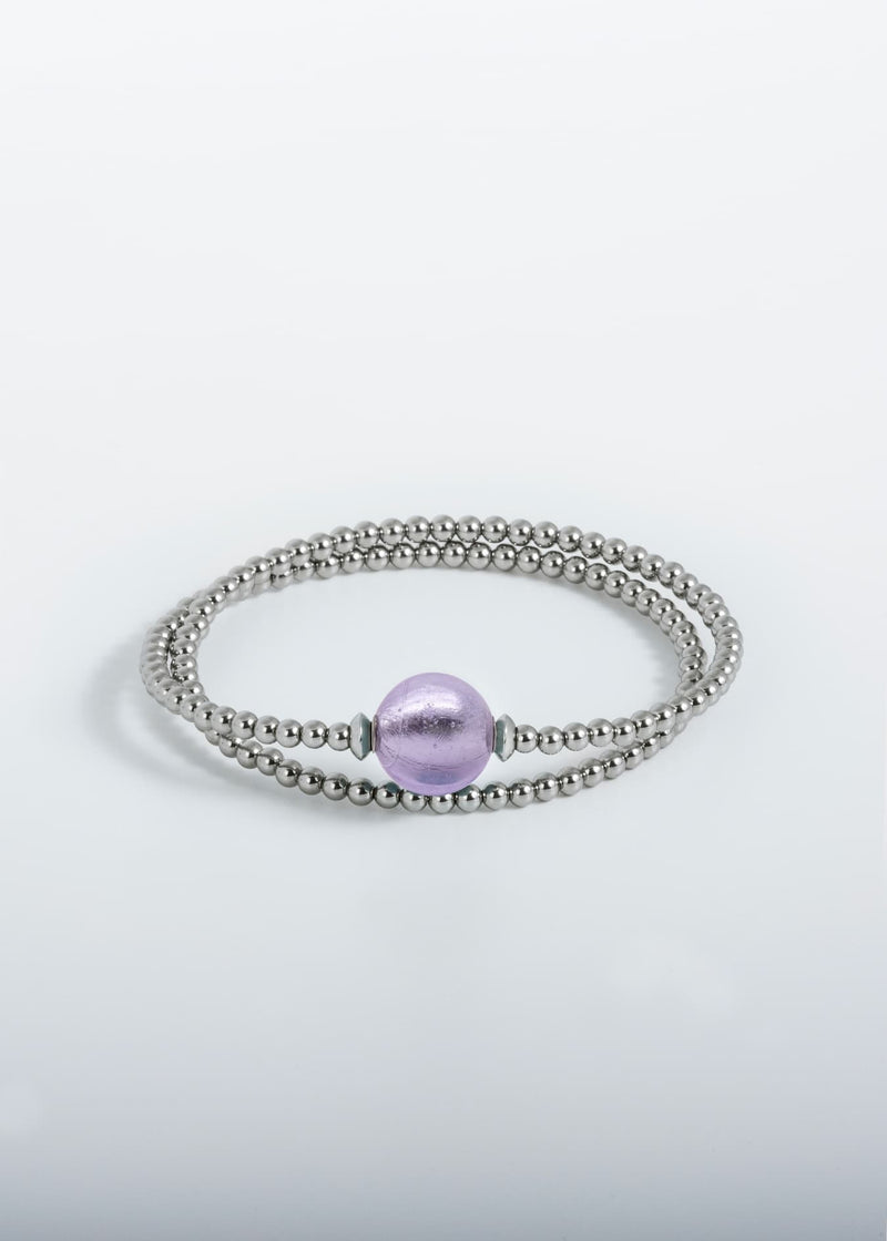 Armband Tango - Murano Lavendel