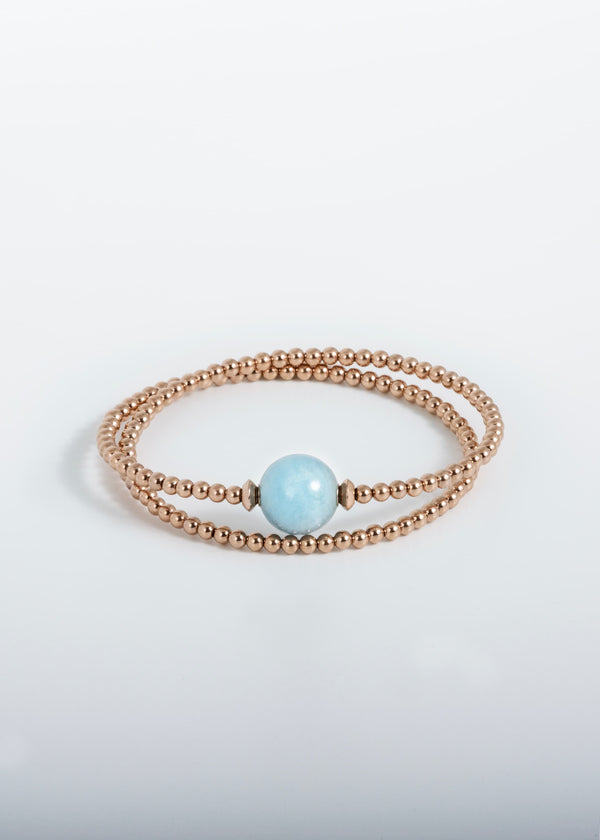 Bracelet Tango - Aigue-marine