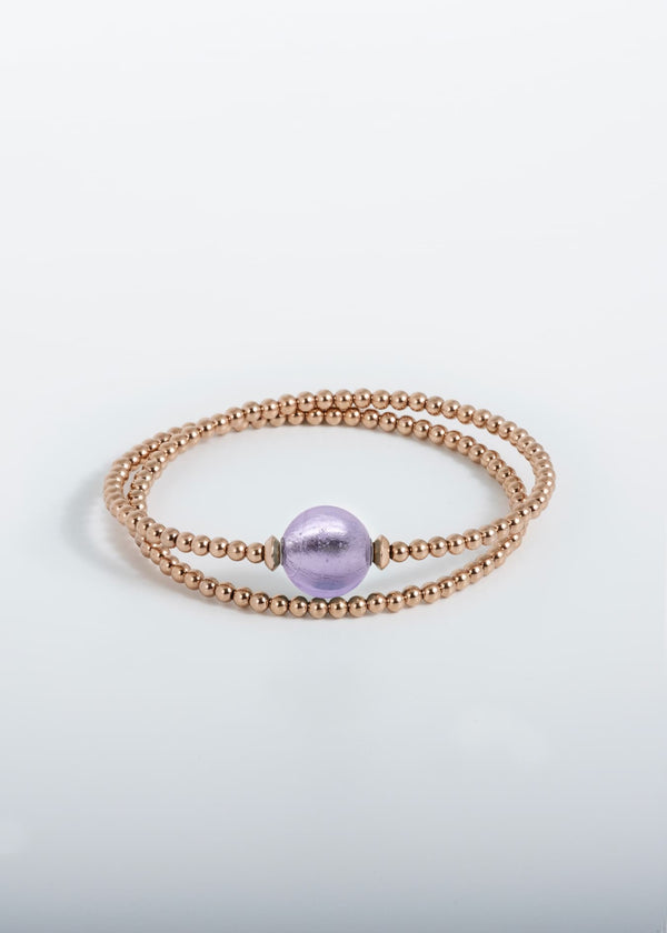 Bracelet Tango - Murano Lavande