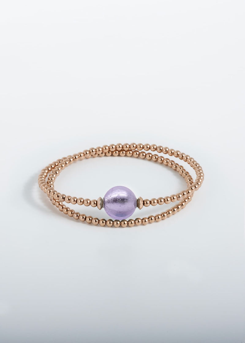 Armband Tango - Murano Lavendel