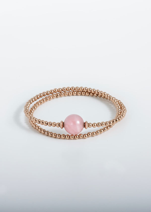 Bracelet Tango - Quartz rose