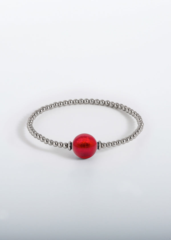 Bracelet Tango - Murano Rouge
