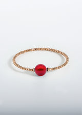 Armband Tango - Murano Rot