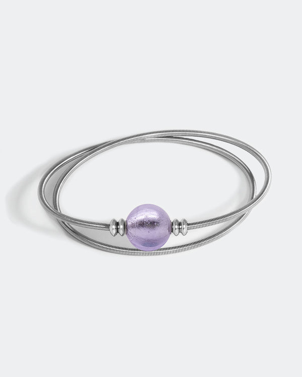 Bracelet Twist - Murano Lavande