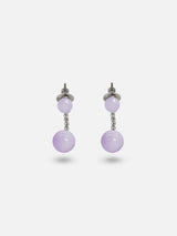 Liliflo - Modularer Schmuck Swiss made - Auswechselbare Ohrringe aus Kunzitstein