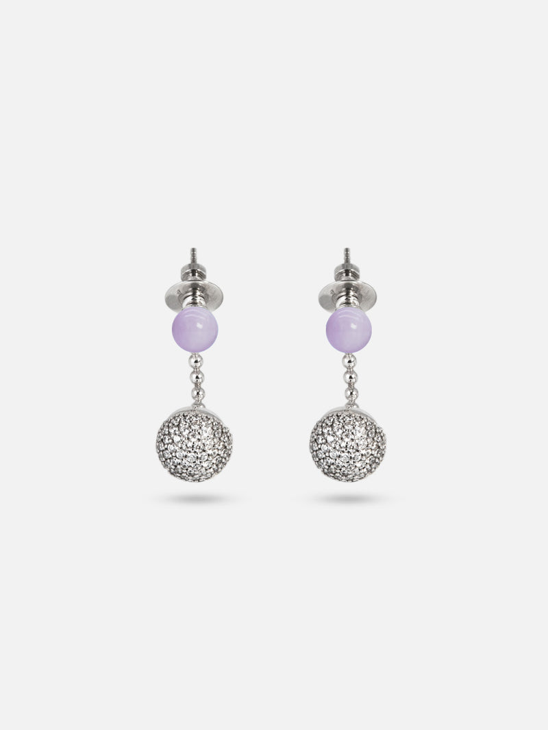 Boucles d'oreilles Karine - Kunzite