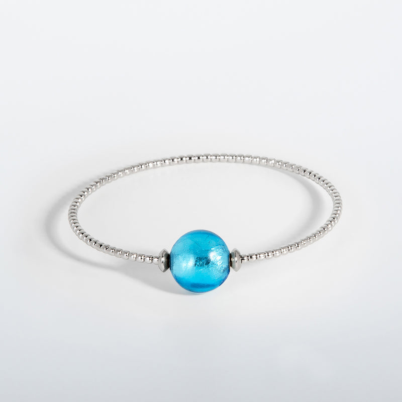 Armband Milonga - Murano Aqua
