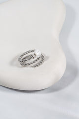 Ring Tango - Murano-Kristall