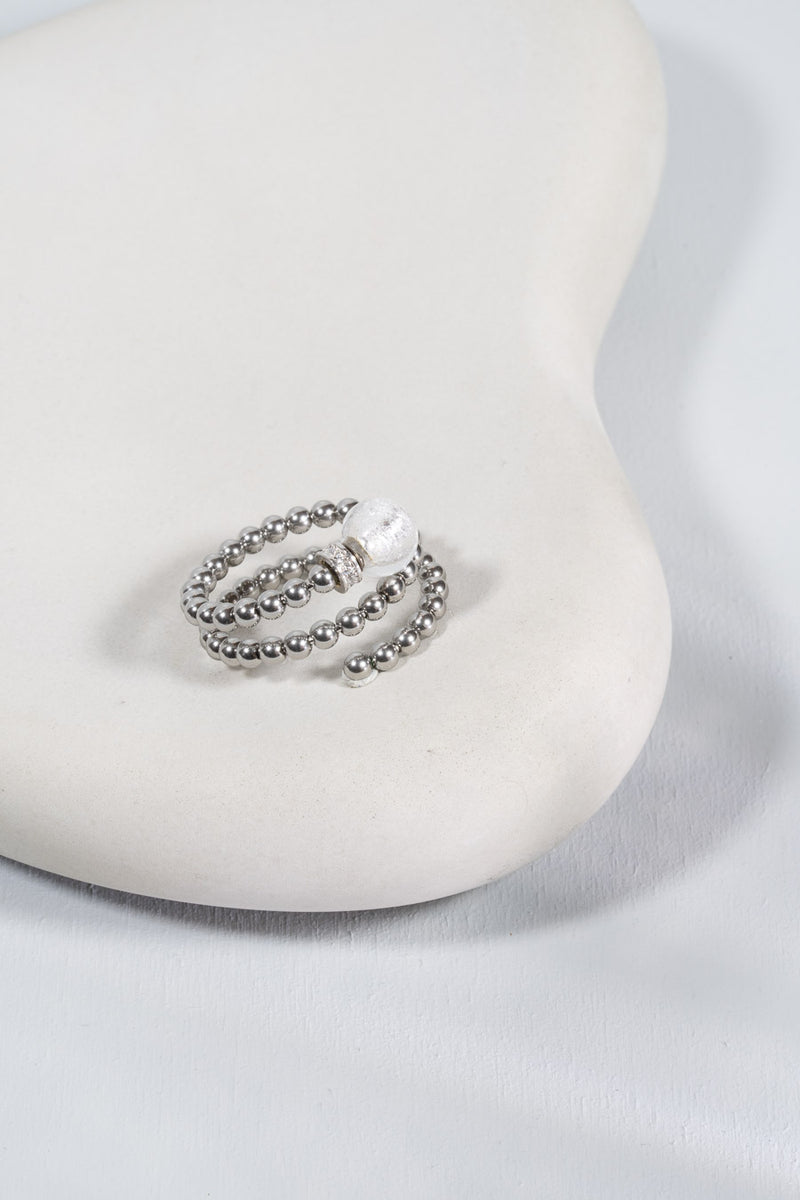 Ring Tango - Murano-Kristall