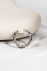 Liliflo_Austauschbarer Schmuck Swiss made_Austauschbarer Ring mit einer Zuchtperle