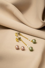 Pendants de boucles d'oreilles - Edelweiss