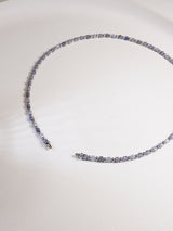 Liliflo - Modularer Schmuck Swiss made - Kollektion Constellation  - Collier Stahl Tansanit