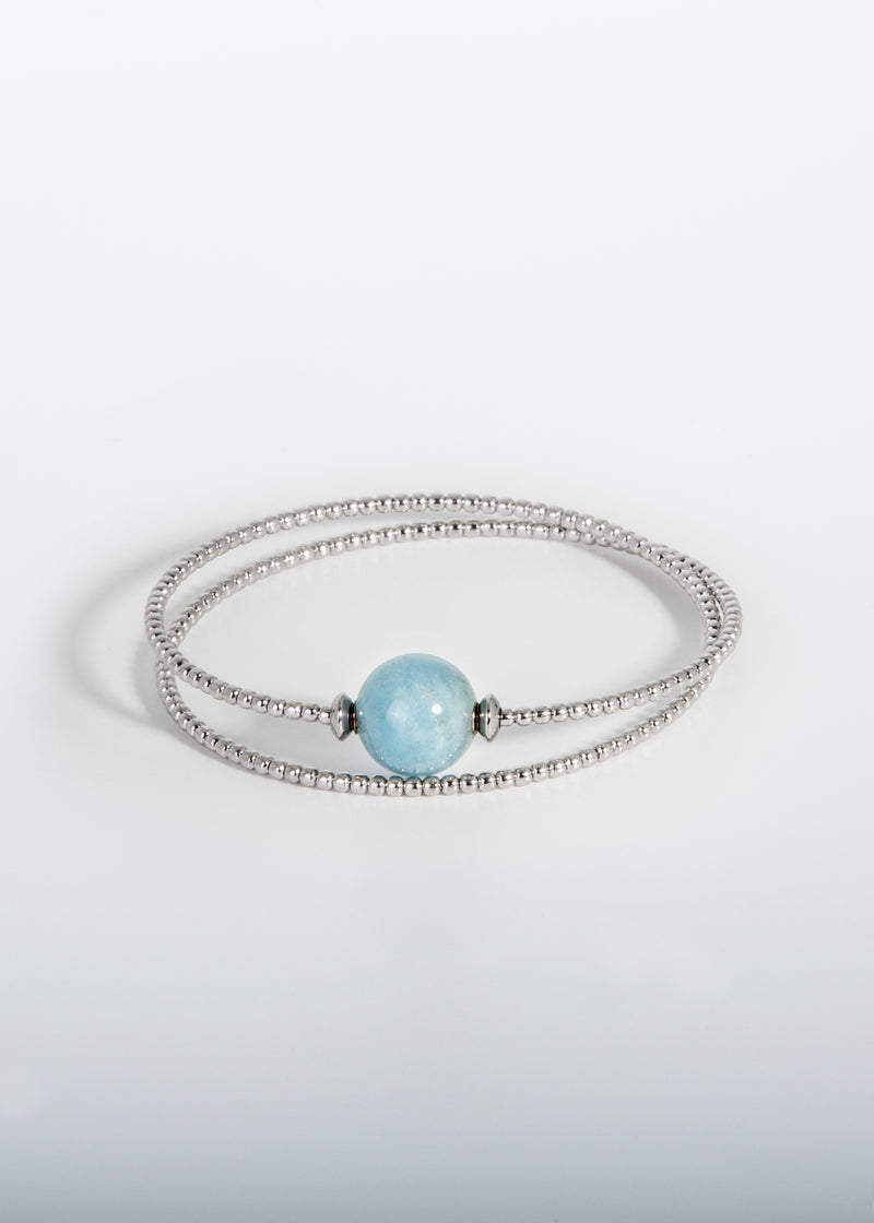 Armband Milonga - Aquamarin            