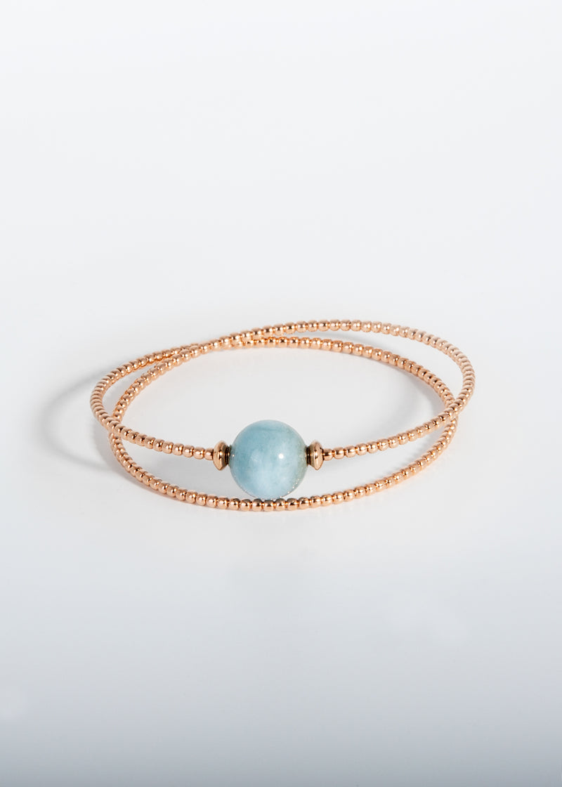Armband Milonga - Aquamarin            