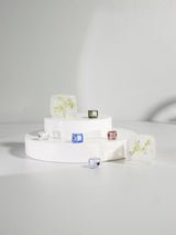 Armband Twist - Murano Cube Purple Light