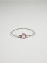 Armband Twist - Murano Cube Purple Light