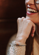 Bracelet Twist Double - Caractère (Gravure)