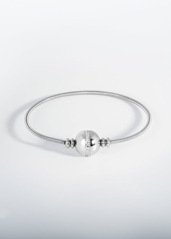 Liliflo - Bracelet Twist Eclat - Sphère de zircons naturel