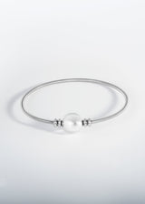 Liliflo, marque de bijoux Suisse : Bracelet twist - Verre de Murano Cristal