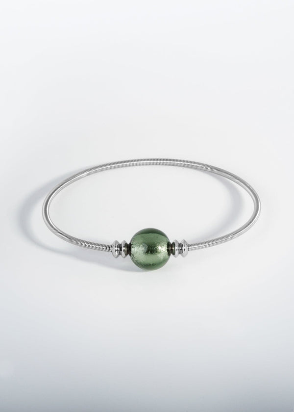Liliflo, marque de bijoux Suisse : Bracelet Twist - Verre de murano Tahiti