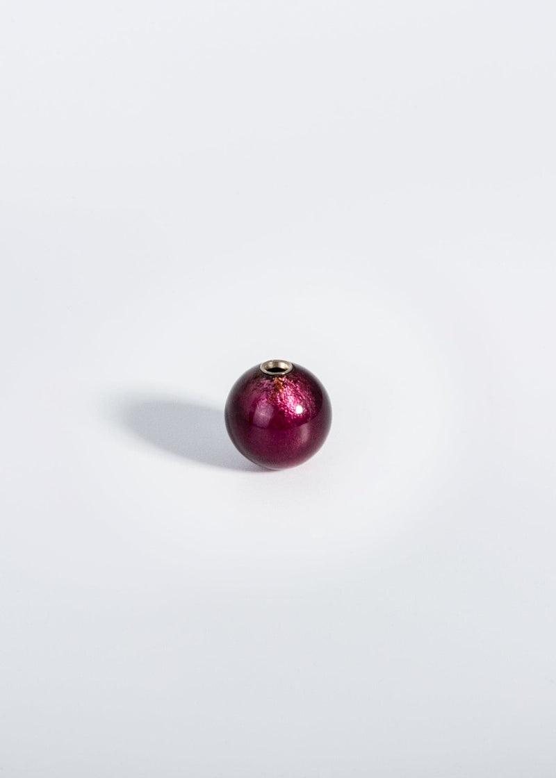 Liliflo - Swiss made austauschbare Schmuckmarke - Muranoglas Purpur