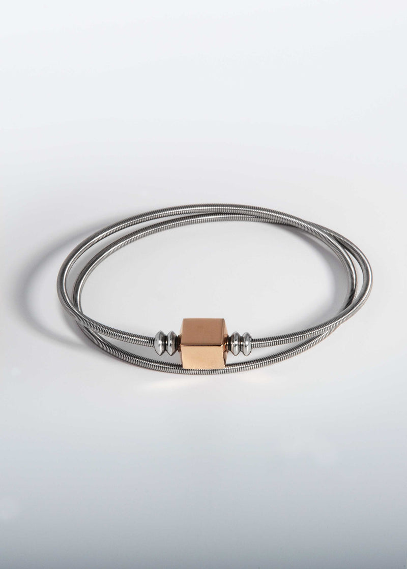 Bracelet Twist Double - Caractère (Gravure)