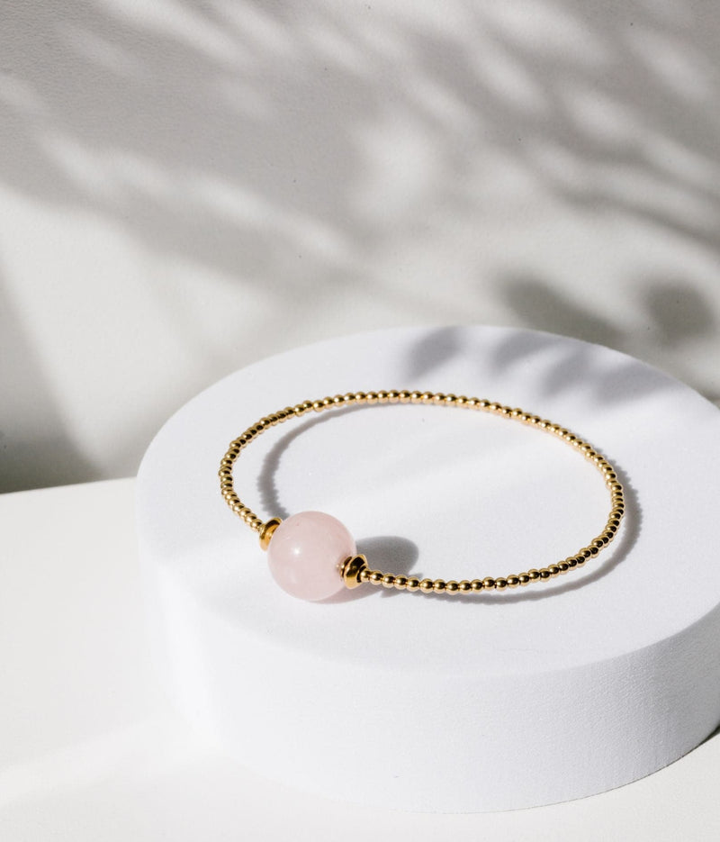 Armband Milonga - Rosenquarz