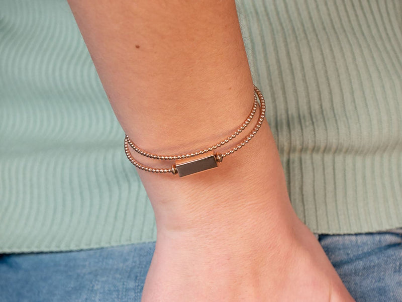Armband Milonga Double - Inspiration (Gravur)