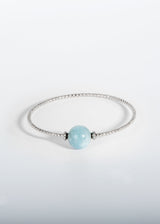 Liliflo, Schweizer Schmuckmarke : Armband Milonga- silberfarben - Schmuckstein - Lava            