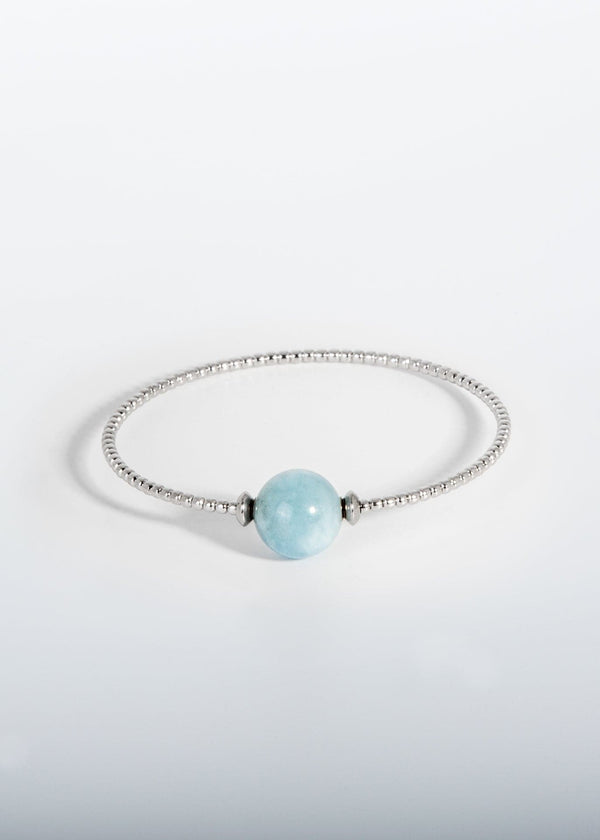Liliflo, marque de bijoux Suisse : Bracelet Milonga - Naturel -  Pierre semi-précieuse - Lave