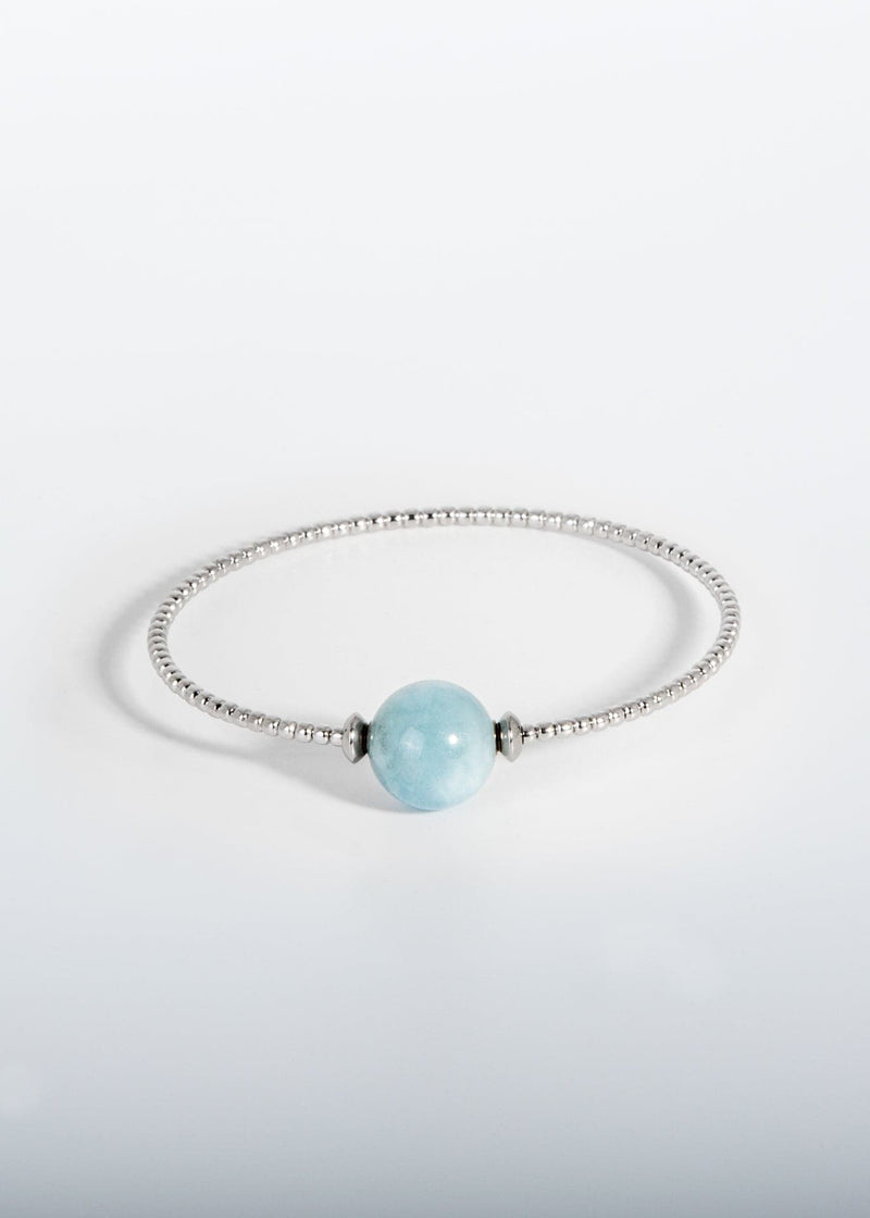 Liliflo, Schweizer Schmuckmarke : Armband Milonga- silberfarben - Schmuckstein - Lava            