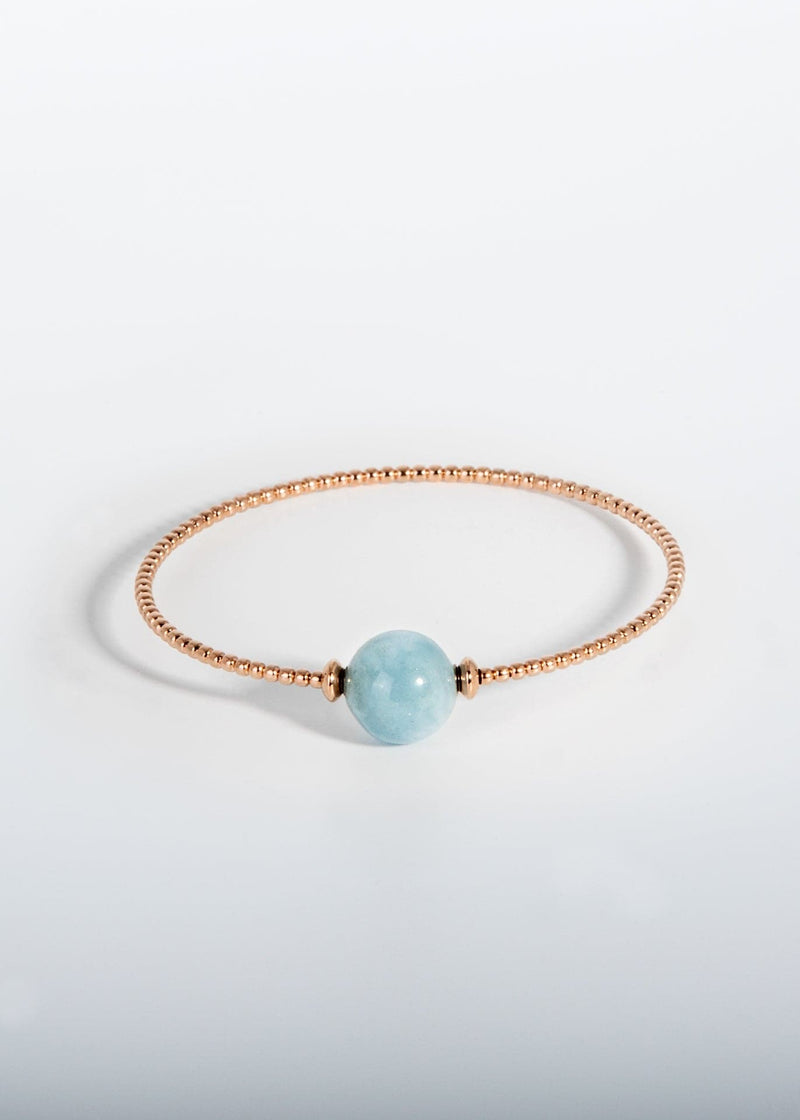 Liliflo, Schweizer Schmuckmarke: Armband Milonga - Roségold - Schmuckstein - Lava