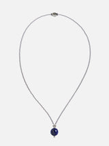 Liliflo_Swiss made Interchangeable Jewellery_Milonga Halskette in Naturfarbe_Schmuckstein_Lapis lazuli