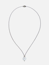 Liliflo_Austauschbare Schmuckstücke Swiss made_Halskette Milonga in Naturfarbe_Murano Glas_Kristall