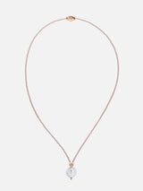 Liliflo_Austauschbarer Schmuck Swiss made_Halskette Milonga in Farbe Roségold_Murano Glas_Kristall