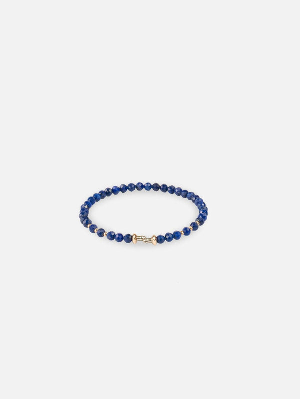 Liliflo_Bracelet interchangeable or rose_Limbo_Pierre semi-précieuse Lapiz_Naturel