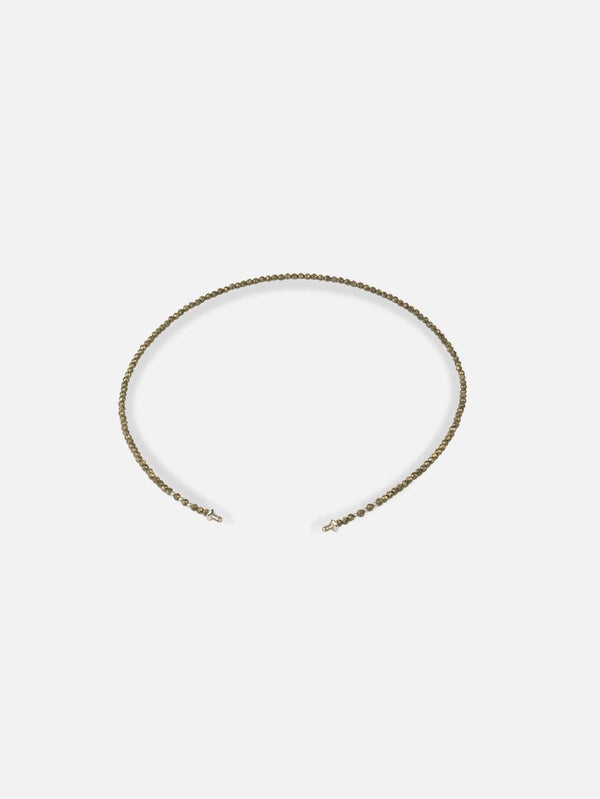 Liliflo_Collier naturel interchangeable_Limbo_Pierre semi-précieuse Pyrite 