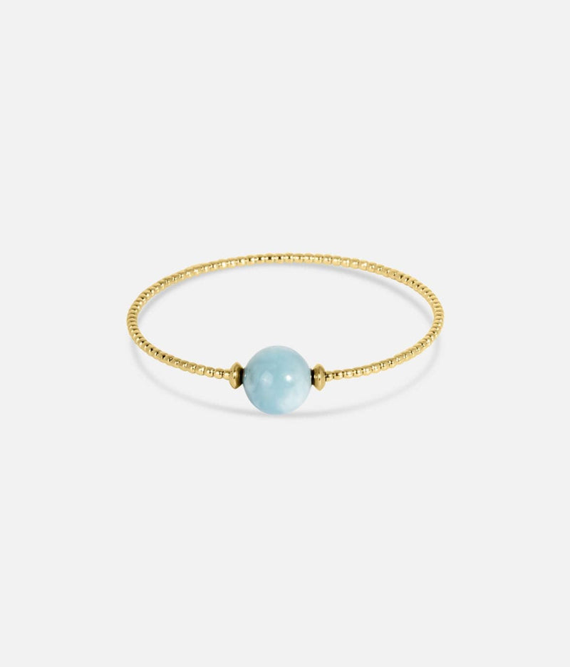 Liliflo_Swiss made Interchangeable Jewellery_Milonga-Halskette in Gelbgoldfarbe_Schmuckstein_Meereswasserfall