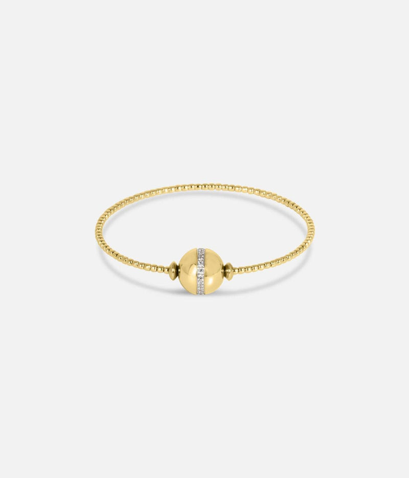 Liliflo_Swiss made Interchangeable Jewellery_Milonga Armband in Gelbgold Farbe_Zierverschluss Eclat