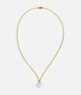 Liliflo_Austauschbare Schmuckstücke Swiss made_Halskette Milonga in Farbe Gelbgold_Murano Glas_Kristall